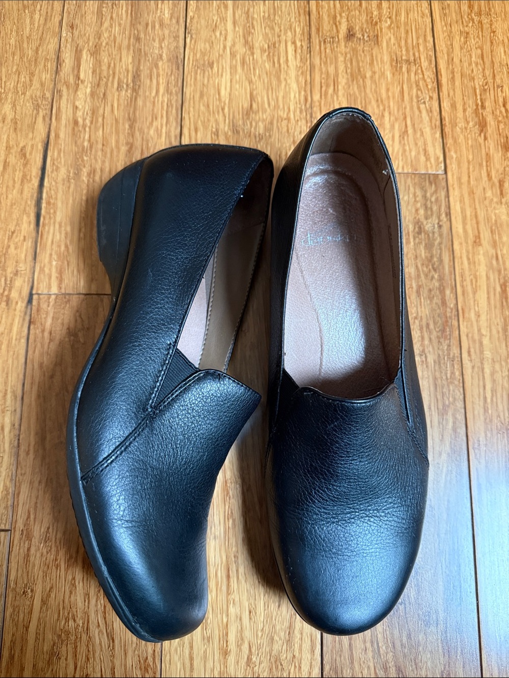 Dansko Farah Women's Loafers Black Leather Size 41